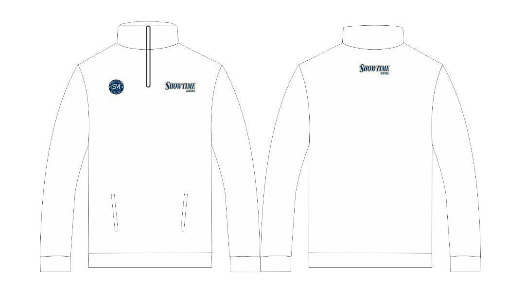 Showtime White Quarterzip
