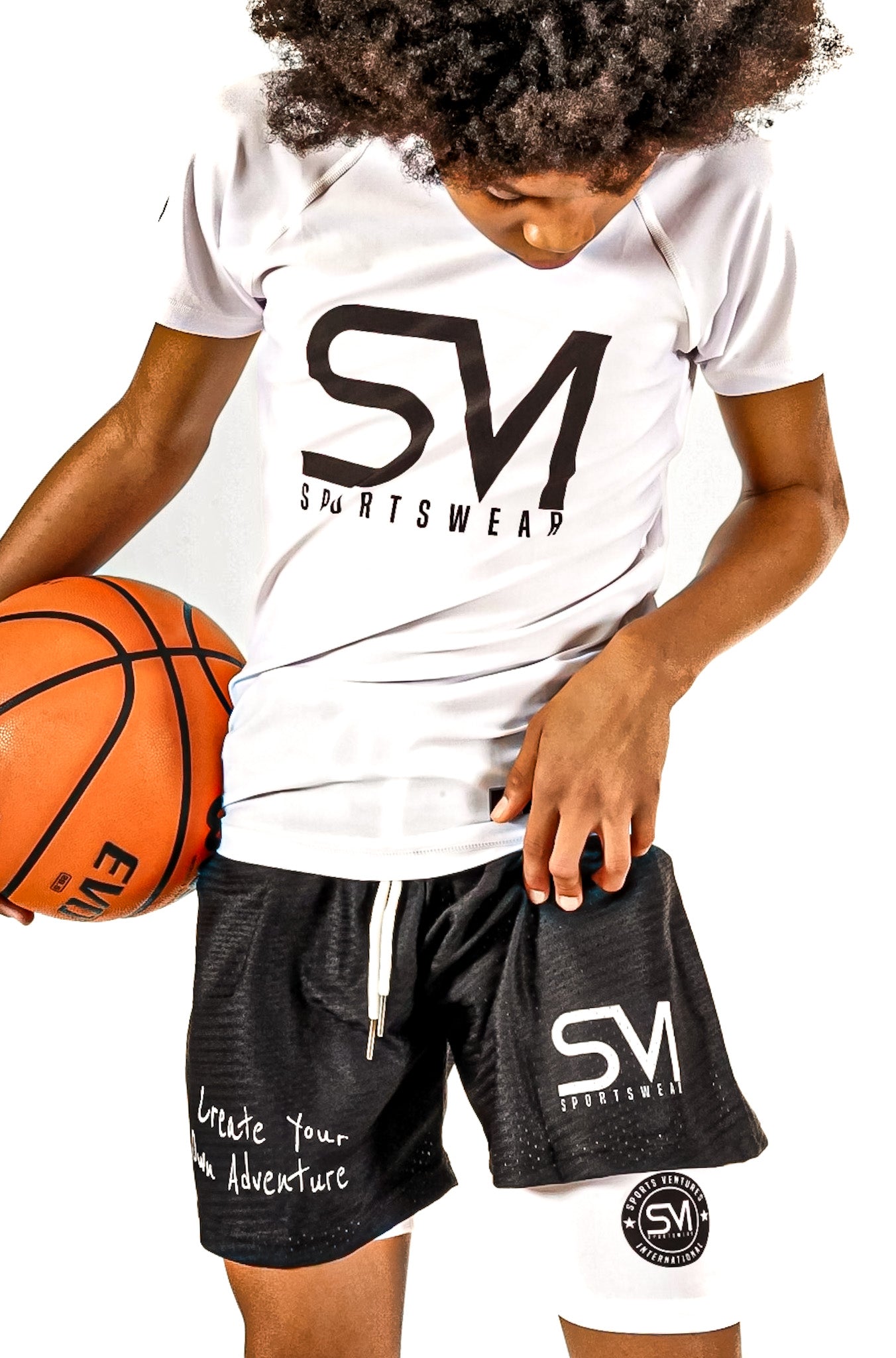 SVI Compression Shorts - White