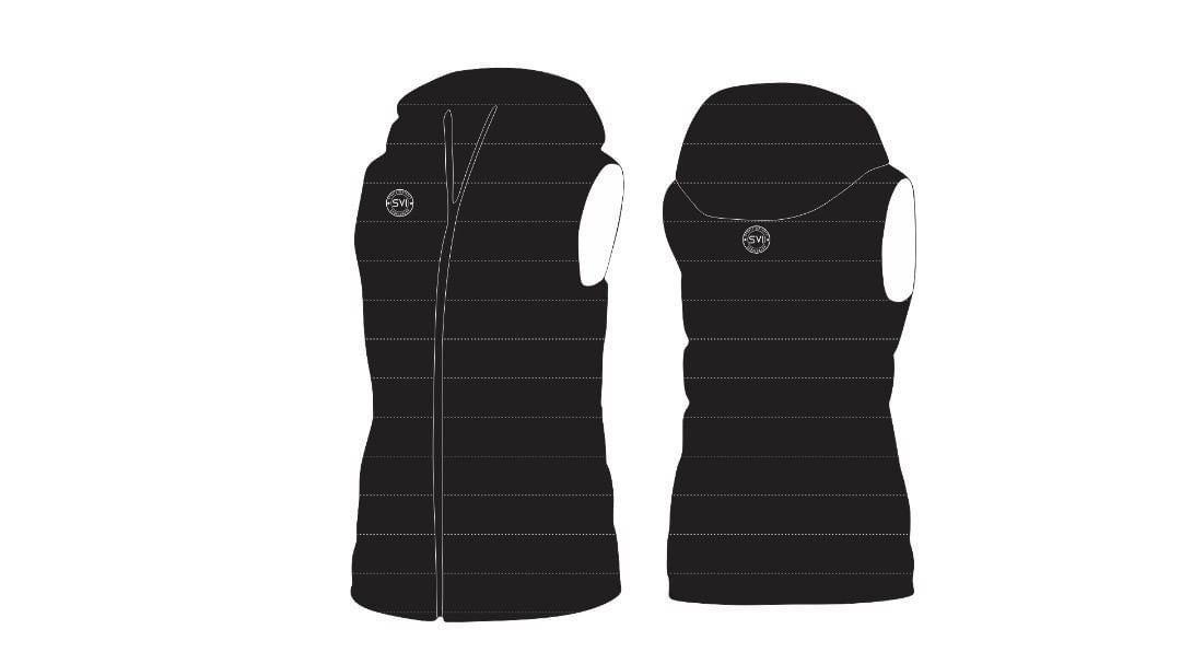 SVI White Puffer Vest