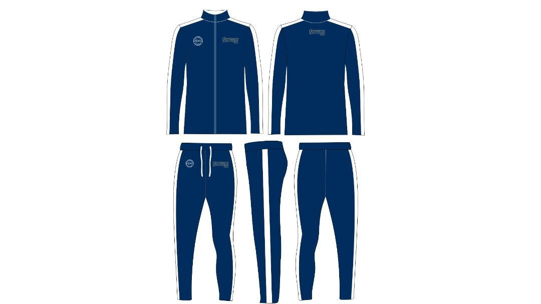 Showtime Blue Warmup Suit