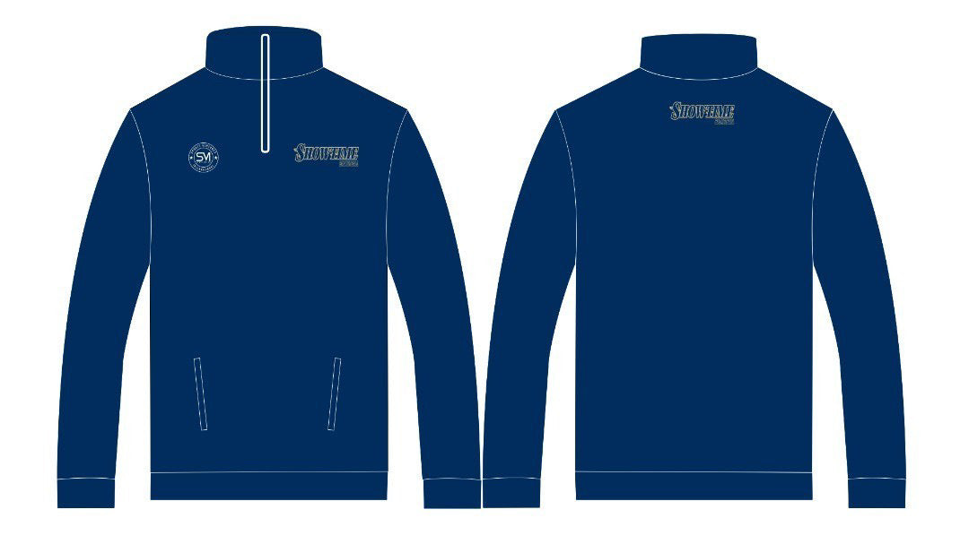 Showtime Blue Quarterzip