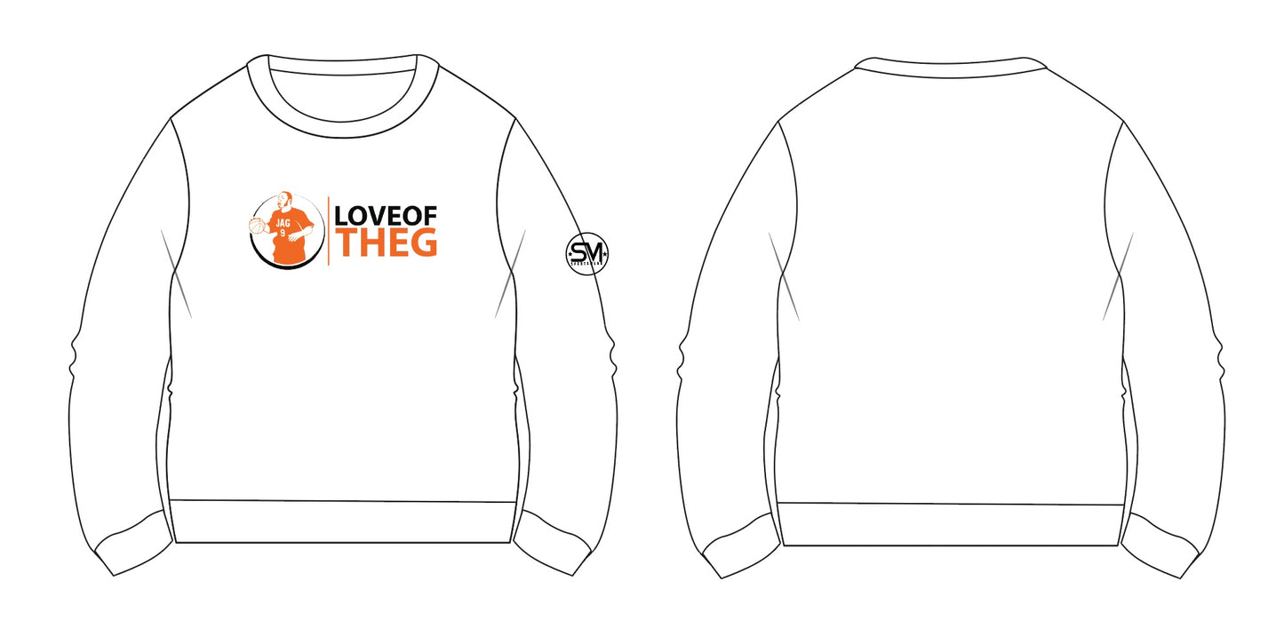 Love of the G Crewneck Sweatshirt - White
