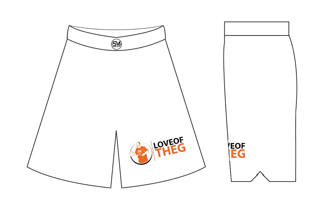 Love of the G Shorts - White