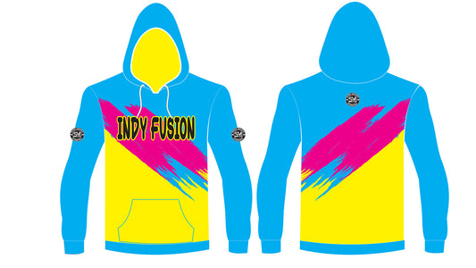 Indy Fusion Blue/Yellow Hoody