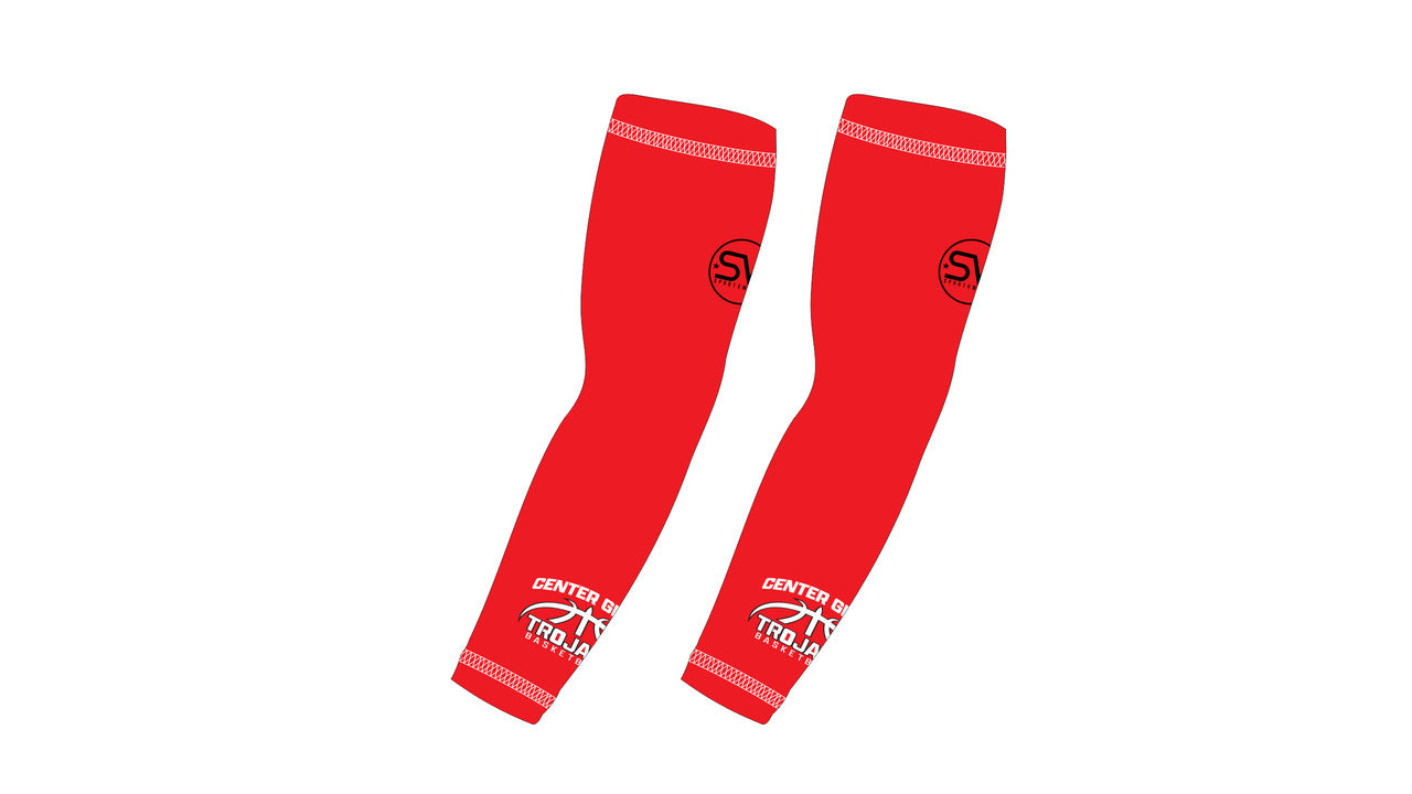 Center Grove Travel Basketball Shooting Sleeve - Red