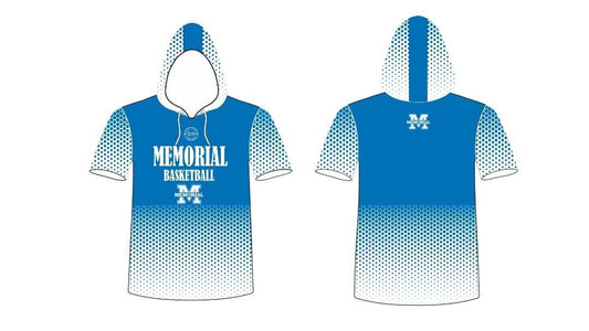 Memorial Blue Shooting Shirt Hoody