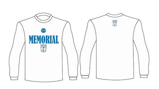 Memorial White Long Sleeve Shirt