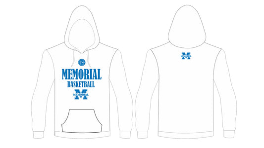 Memorial Basketball Hoodie - White