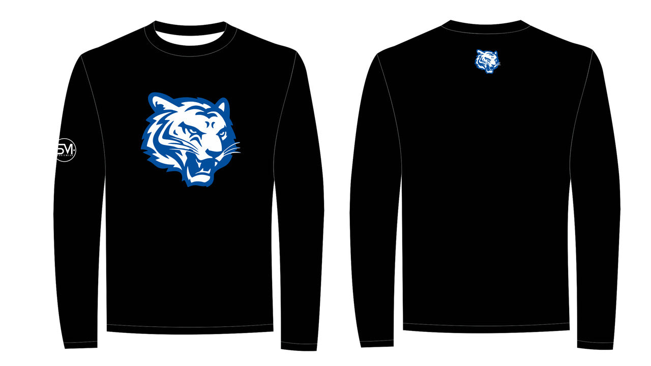 Memorial Basketball Long Sleeve Shirt - Black