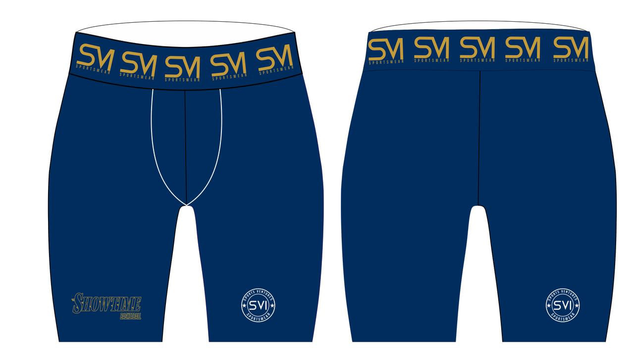 Showtime Gold Compression Shorts