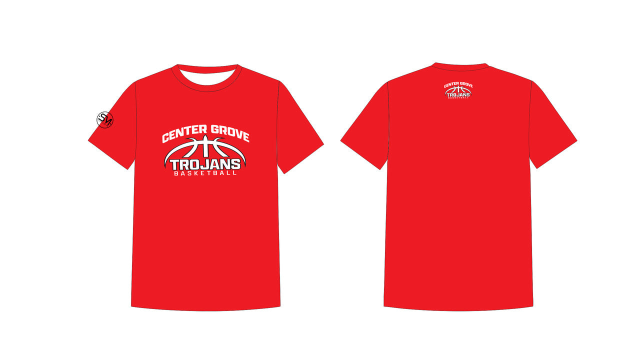 Center Grove Travel Basketball T Shirt - Red