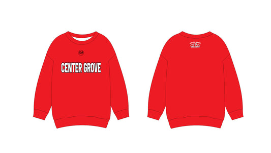 Center Grove Travel Basketball Crewneck Sweatshirt - Red