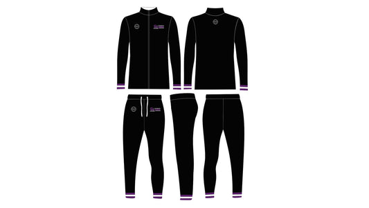 Belles Black Warmup Suit