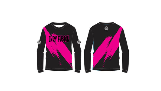 Indy Fusion Long Sleeve Black Shirt