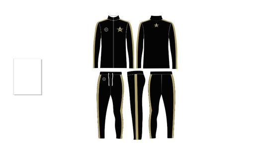 CE Stars Black Moisture Wicking Fabric Warmup