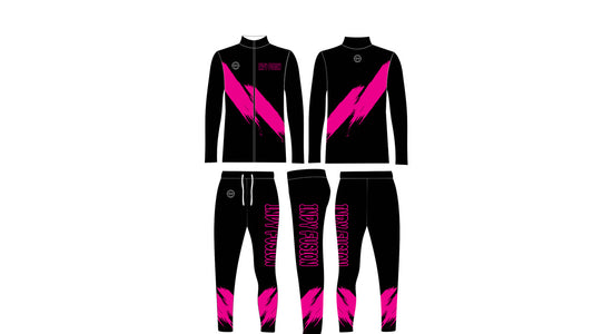 Indy Fusion Black Warmup Suit