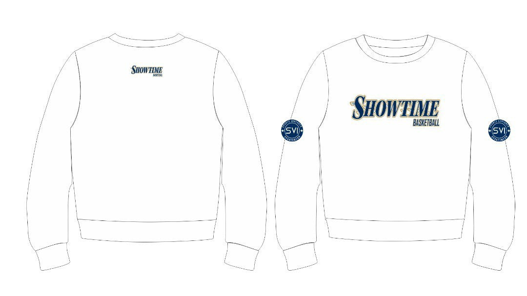 Showtime White Sweatshirt