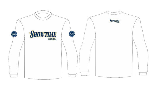 Showtime White Long Sleeve Shirt