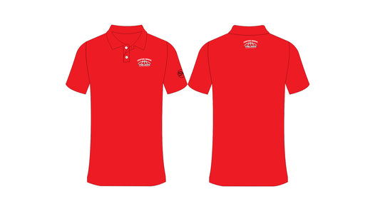 Center Grove Travel Basketball Polo - Red