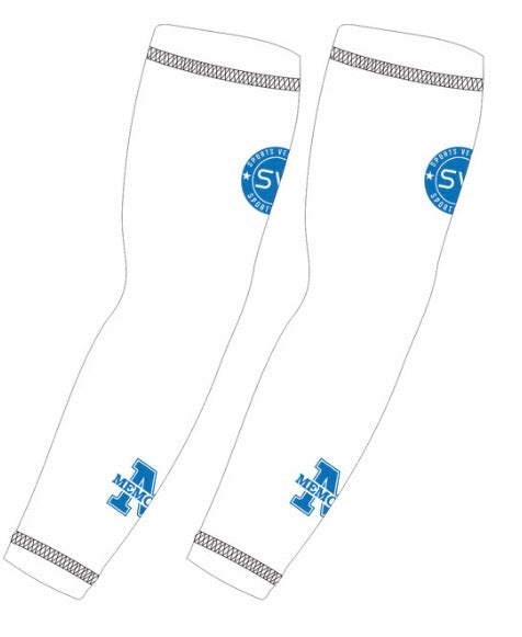 Memorial Basketball Shooting Sleeve - White