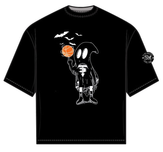 3T Hoop Ghost Tee - Black