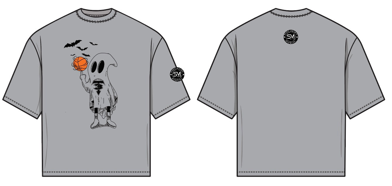 3T Hoop Ghost Tee - Gray