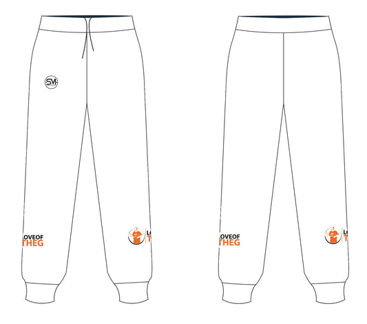 Love of the G Joggers - White