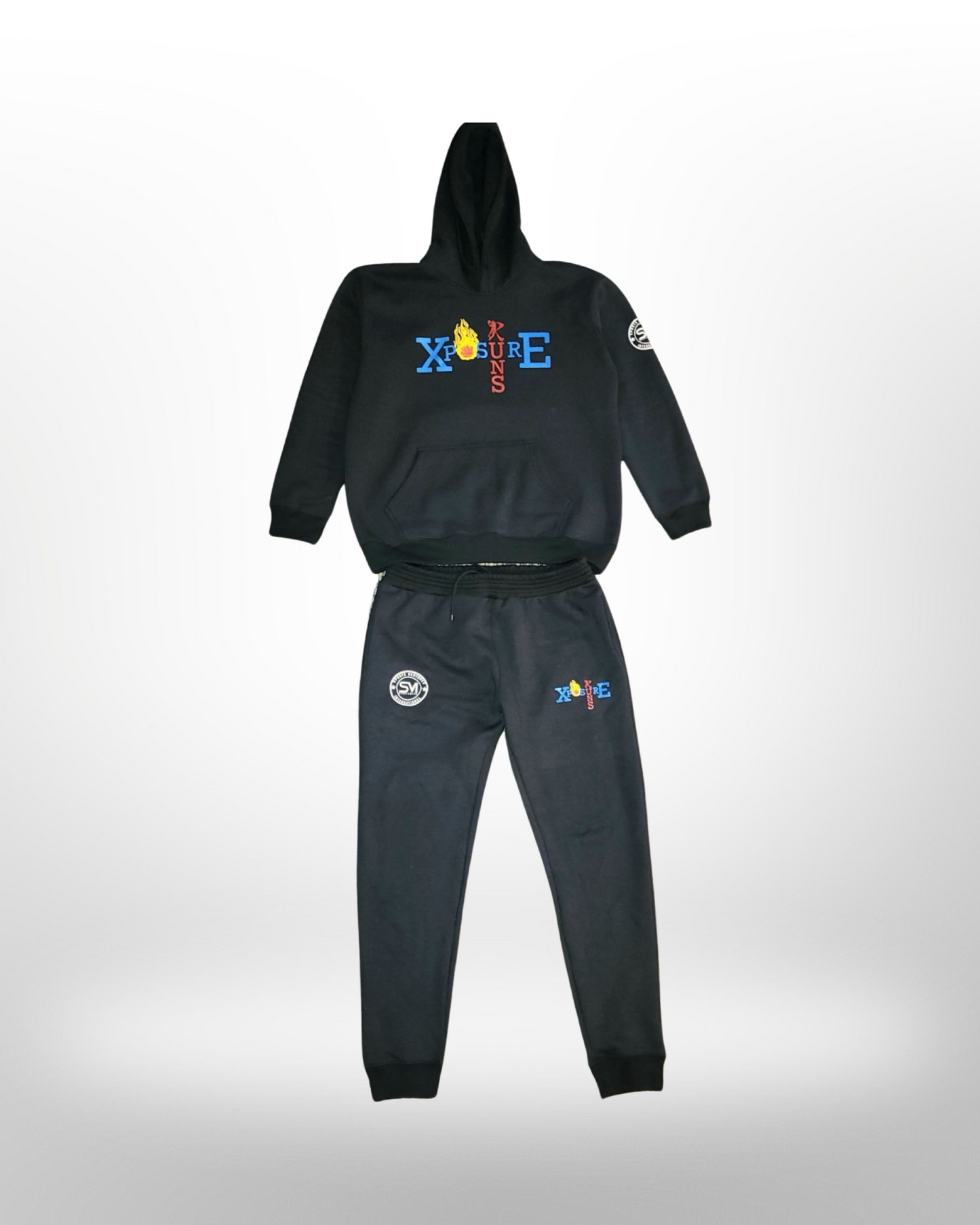 XPOSURE RUNS - Black Sweatsuit