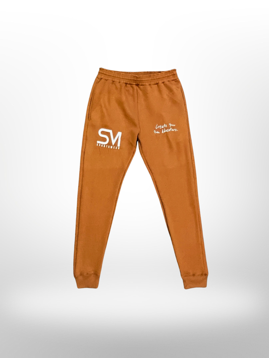 SVI Logo Joggers - Brown